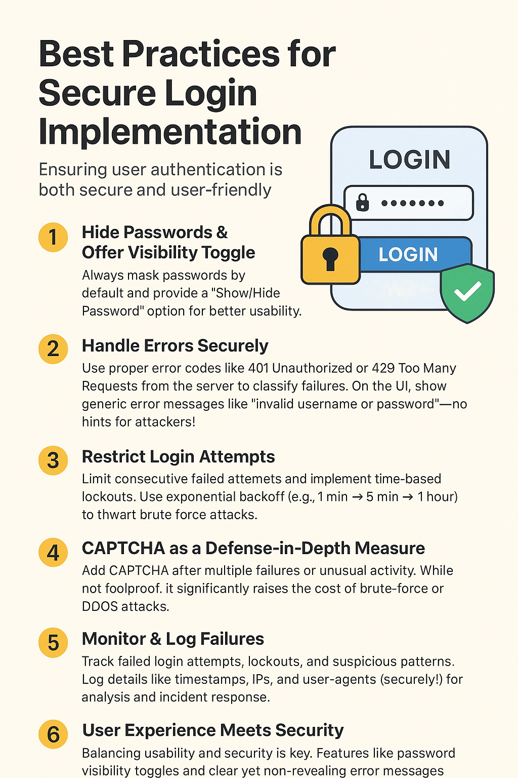 6 Best Practices for Secure Login Implementation in 2025