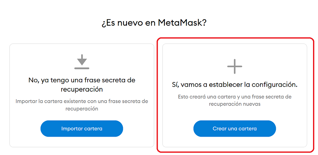 Tutorial metamask paso 2