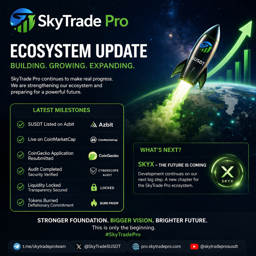  SkyTrade Pro is growing stronger every step of the way
