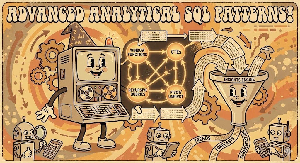 Data Engineering Interview Prep Challenge: Day 13 — Advanced Analytical SQL Patterns