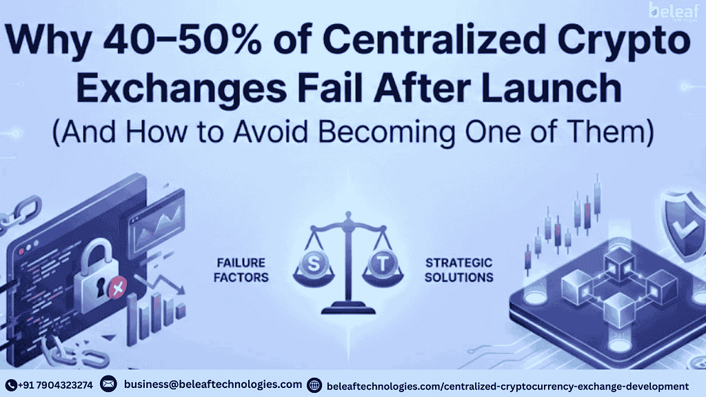 Why 40–50% of Centralized Crypto Exchanges Fail After Launch