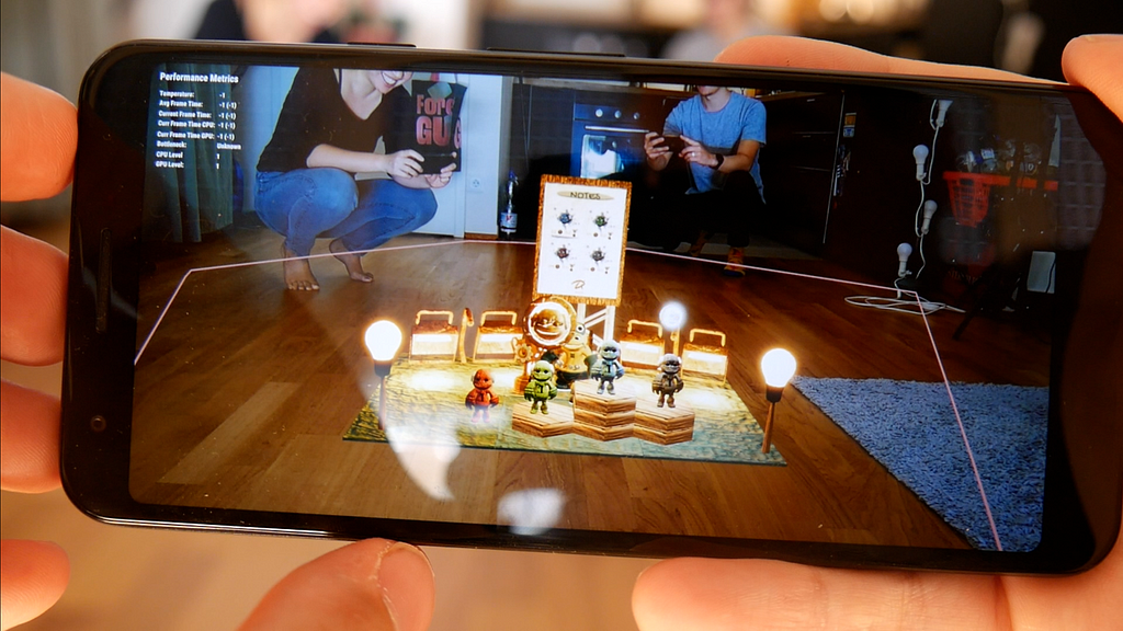 “Award Scene” form the Augmented Reality Game “AR Party”