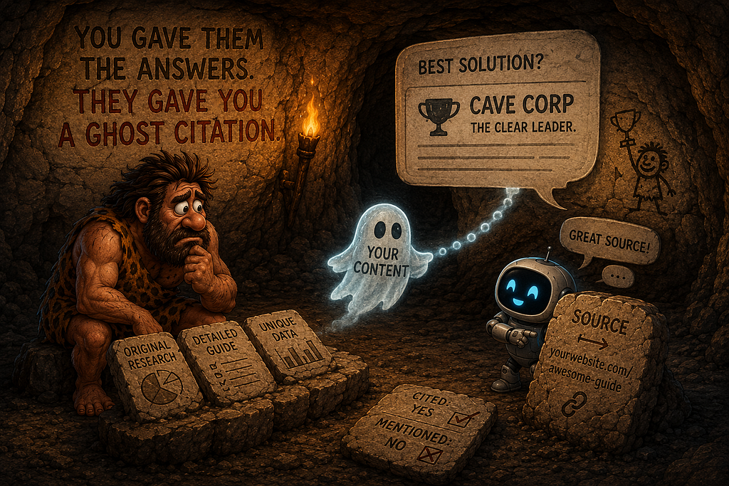The Ghost Citation Problem: When AI Reads Your Content and Recommends Your Competitor