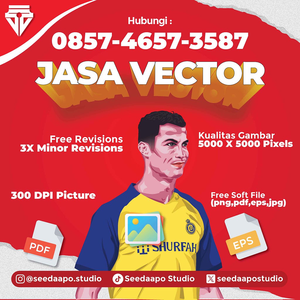 Rahasia Sukses Pembuatan Vector Portrait Part 2 : Teknik Dasar Shading yang Wajib Kamu Ketahui Pada Vector Portrait Oleh Jasa Vector Art Portrait (Seedaapo Studio)