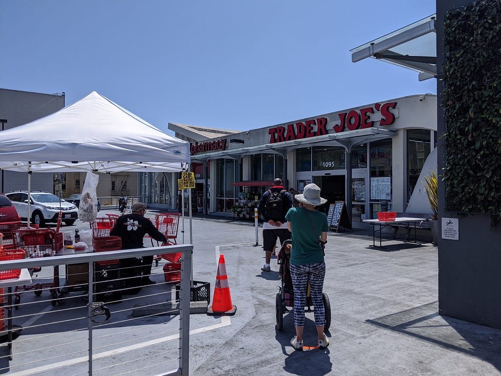 Foodline at Trader Joes in San Francisco