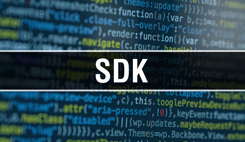 SDK image with code