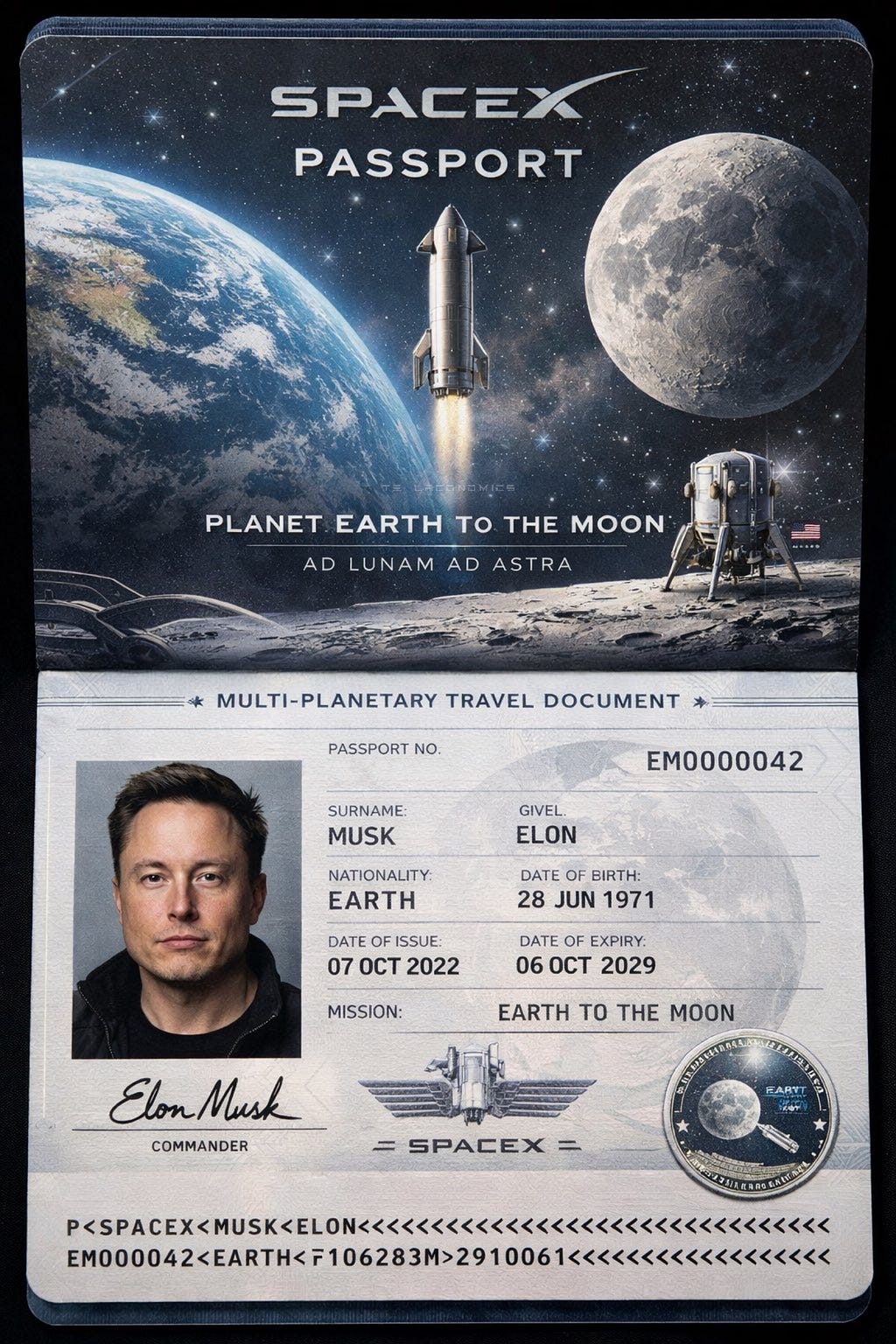 Future Lunar Passenger” Future Lunar Passenger”