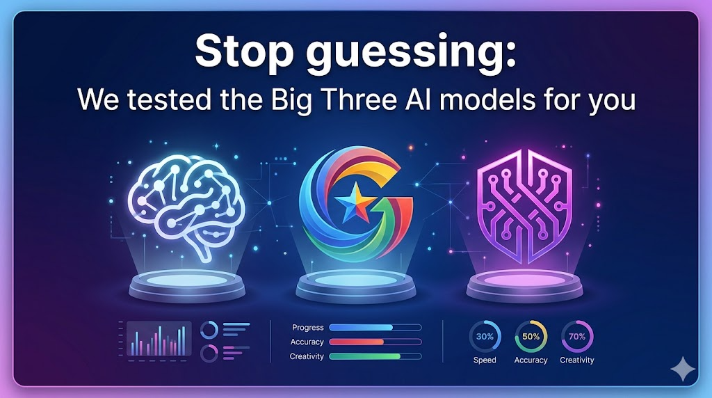 Stop guessing: We tested the Big Three AI models for you
