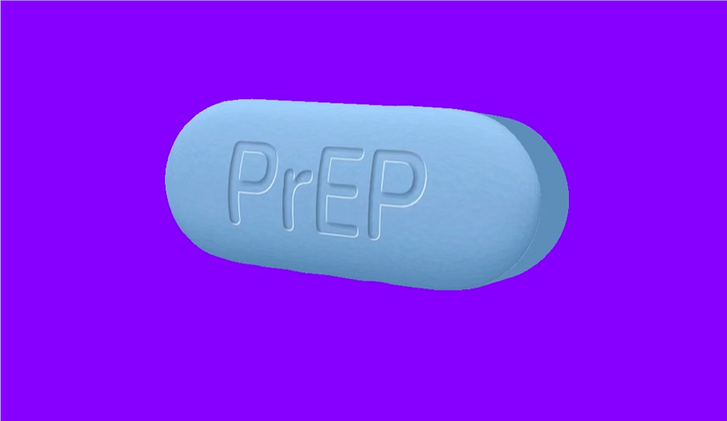 pill with “prep” written on it