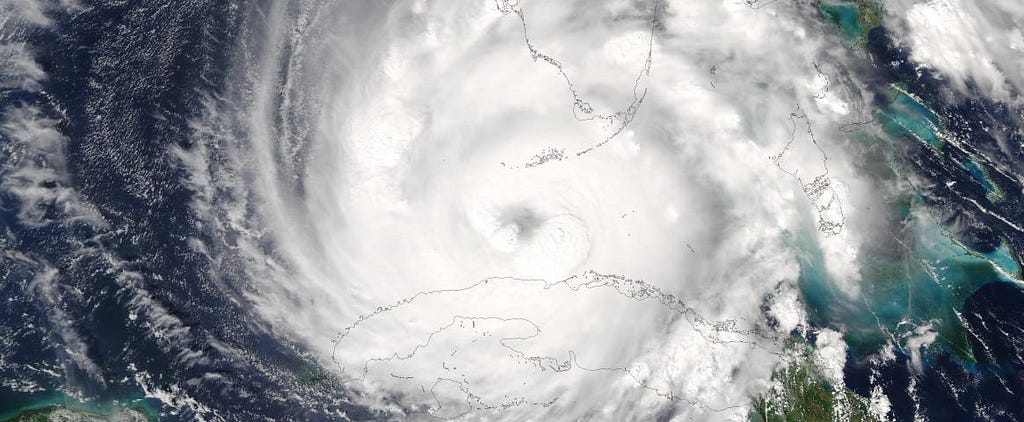 Hurricane Rita over the Gulf of Mexico on September 20, 2005. Credit: NASA Earth Observatory