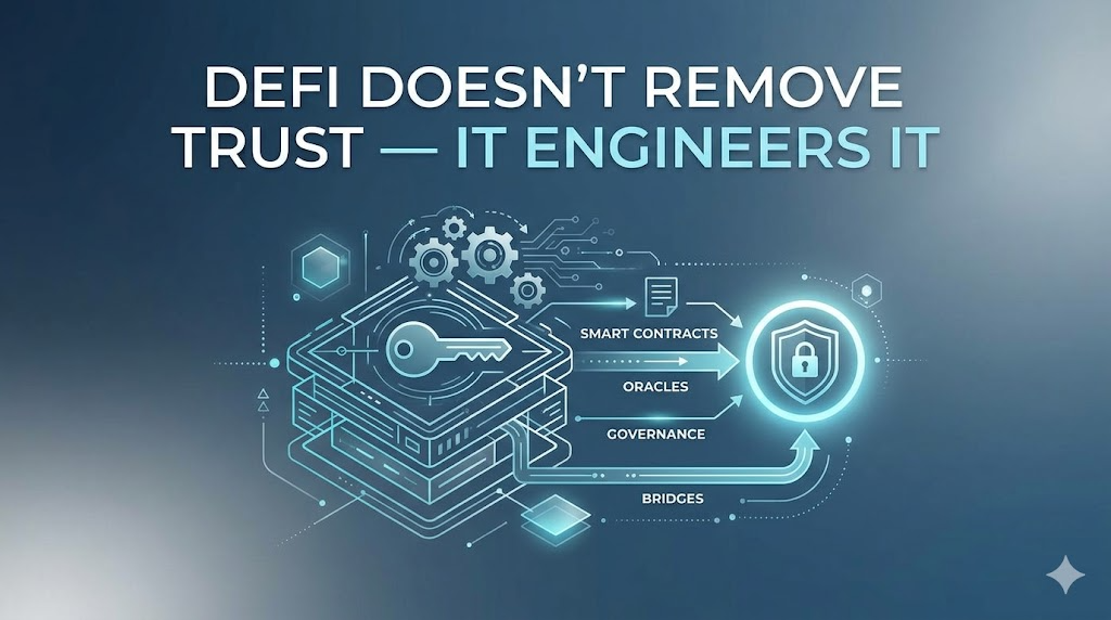 DeFi Doesn’t Remove Trust — It Engineers It
