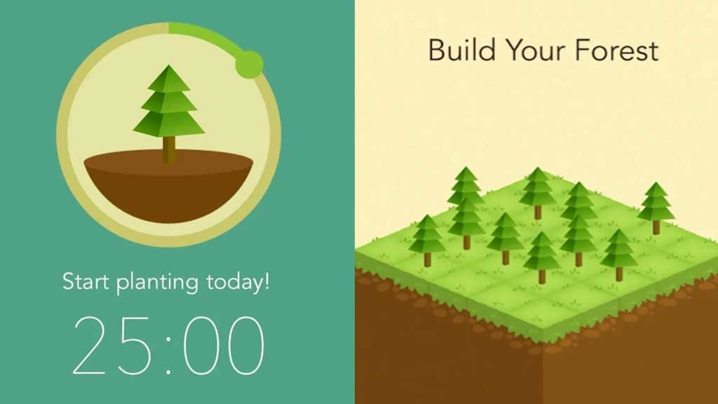 Forest Pomodoro App screen shot