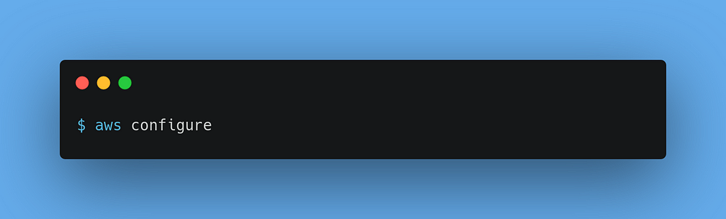 Configure AWS CLI