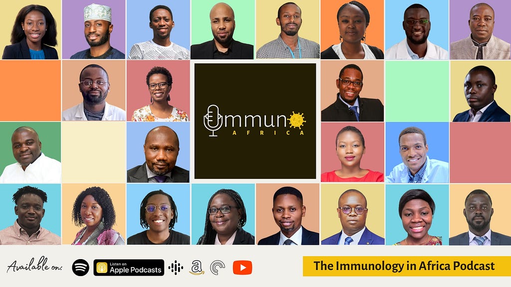 Scientists hosted on The Immunology in Africa Podcast (2022–2024)