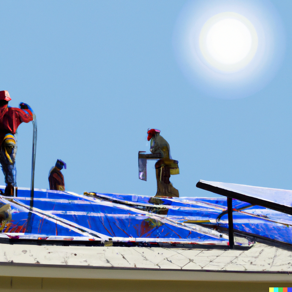 An installer from the ECO Energy Company Obligation scheme installing solar panels