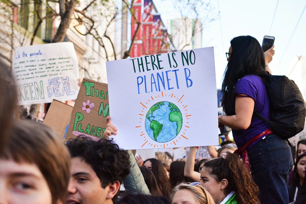 Gen-Z Climate Protestors