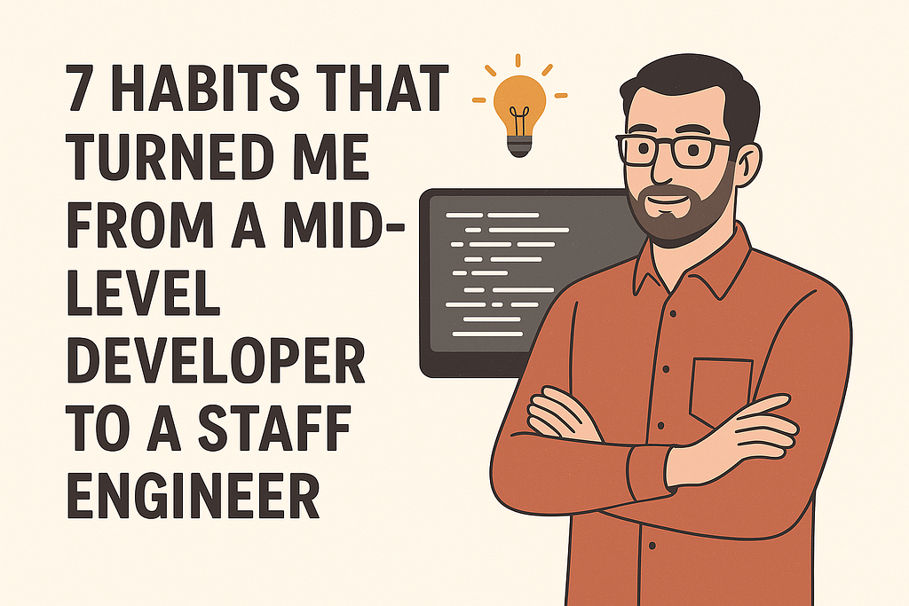 7 Habits That Turned Me from a Mid-Level Developer to a Staff Engineer - Article by Deepan Kumar