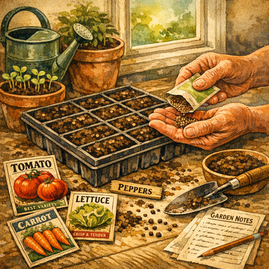 What Seeds Will I Start This Month? March is the Month to Start Seeds Indoors