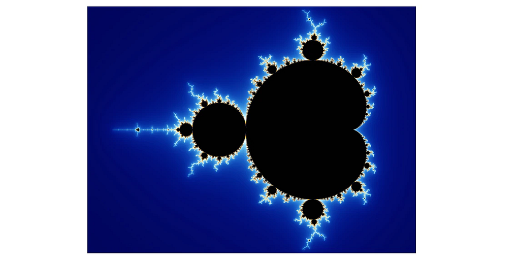 black cells surrounded by dark blue