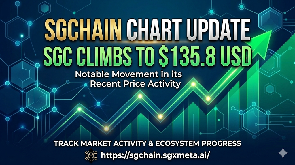 SGChain Price Update: SGC Climbs to $135.8