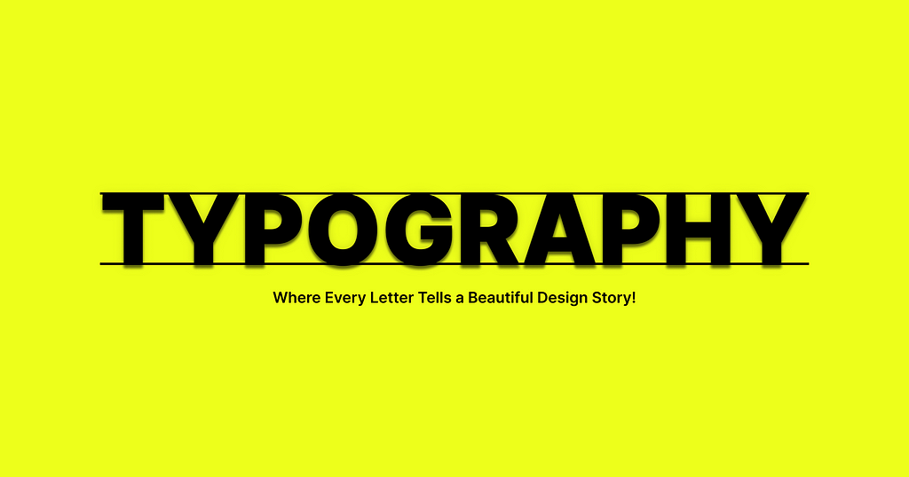 Typography Banner