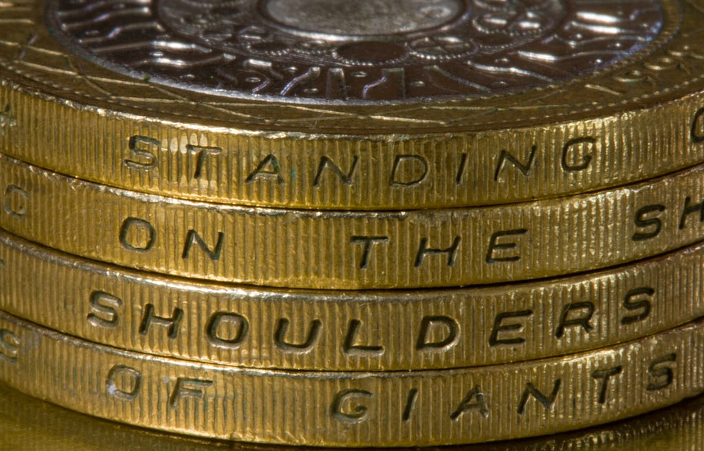 The UK £2 coin has the phrase inscribed into the edge. © Brian Prout