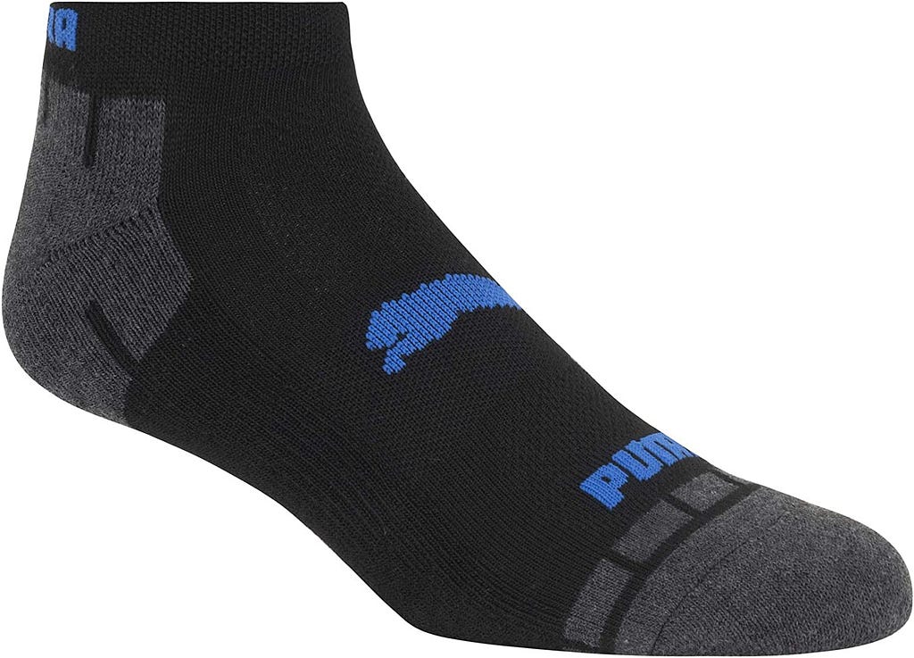 An image of a Puma low cut sock for running