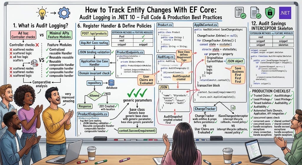 How to Track Entity Changes With EF Core: Audit Logging in .NET