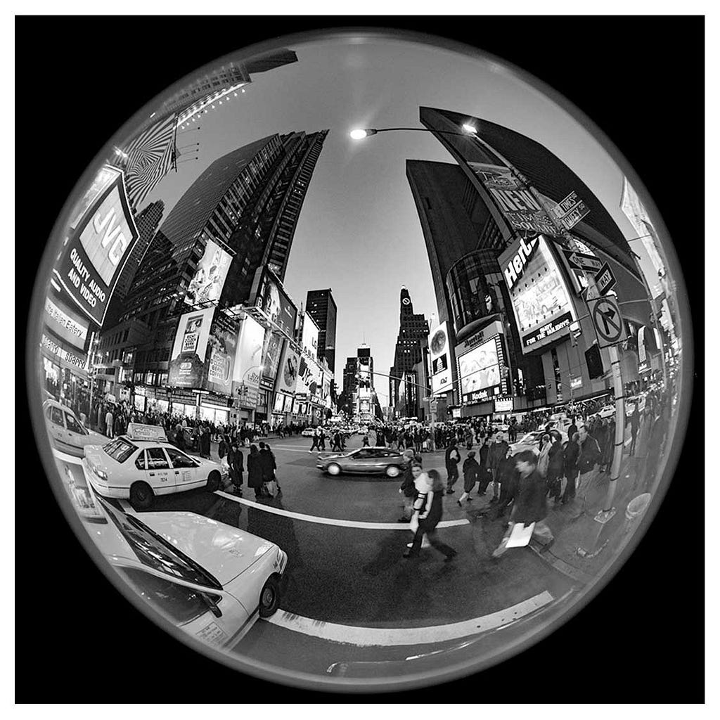 Times Square Black and White Photography by Alex Leykin