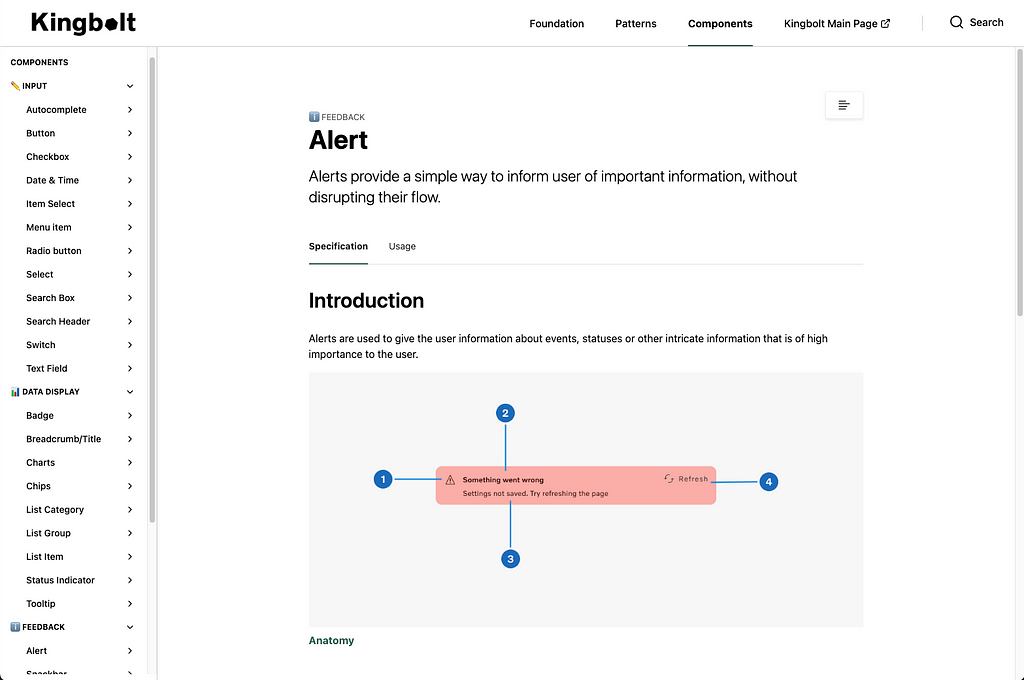 We use Zeroheight as our documentation platform, and Figma to feed images and illustrations into the documentation