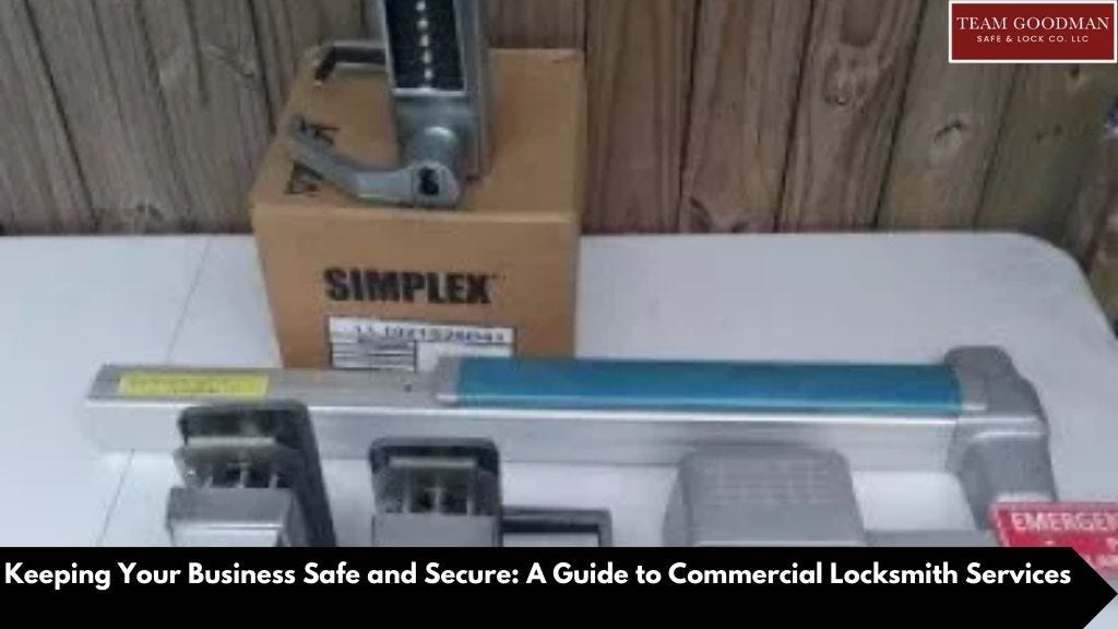 By partnering with a reliable commercial locksmith service and implementing smart security practices, you can create a safe and secure environment for your business to thrive.