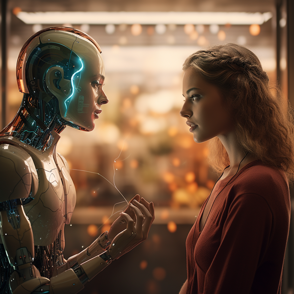 Human-machine interaction using natural language conversation