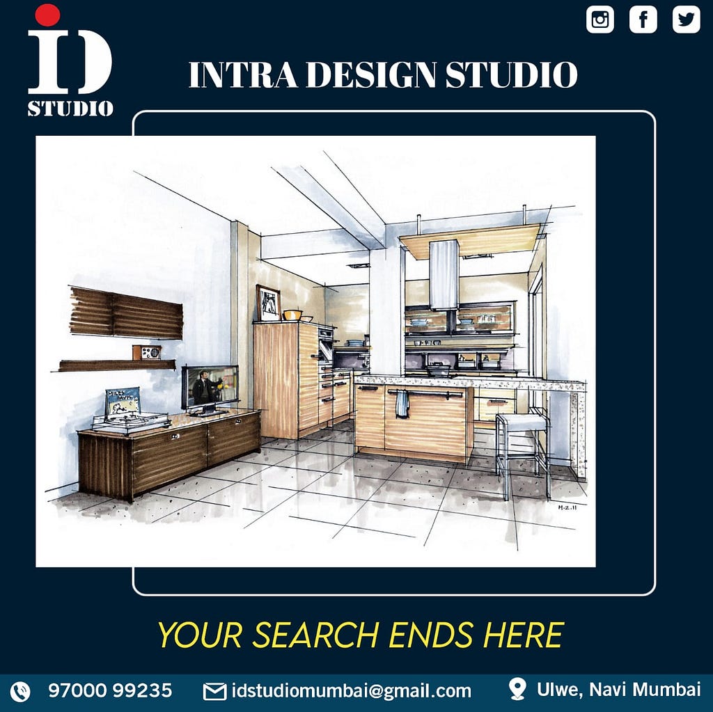 Interior designer in Navi Mumbai | ID Studio — Modular Kitchen Ulwe