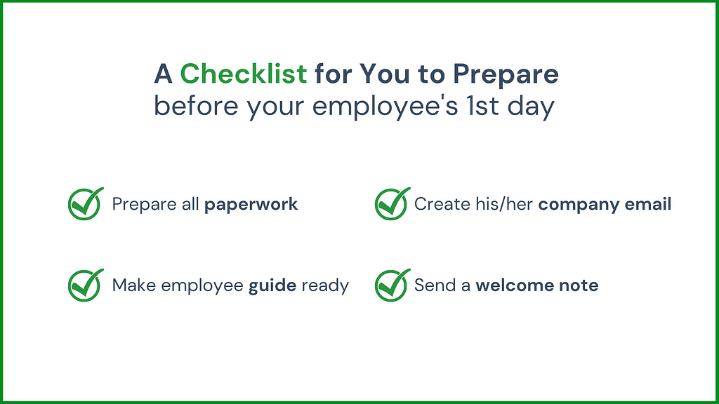 How to prepare for employee’s first day, action plan for new hire’s first day, how to onboard new employees, How to Plan for a New Employee’s First Day, new employee onboarding tips