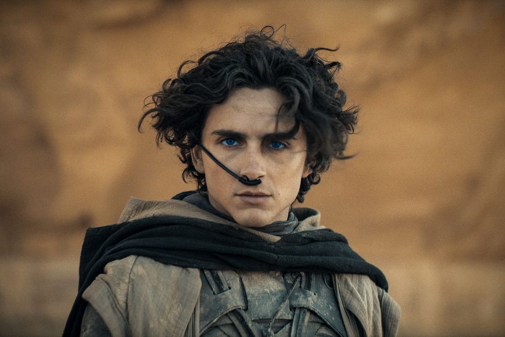 Timethèe Chalamet as Paul Atreides in Dune: Part Two.