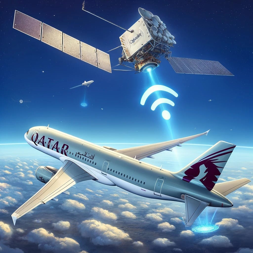 Starlink WiFi and Qatar Airways: the perfect connection