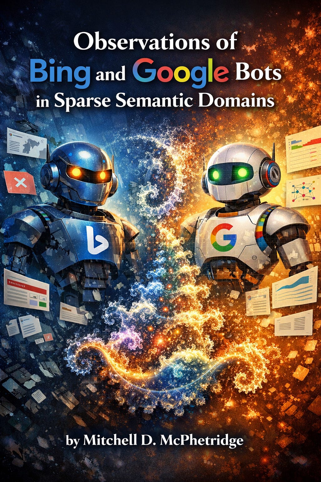 Observations of Bing and Google Bots in Sparse Semantic Domains