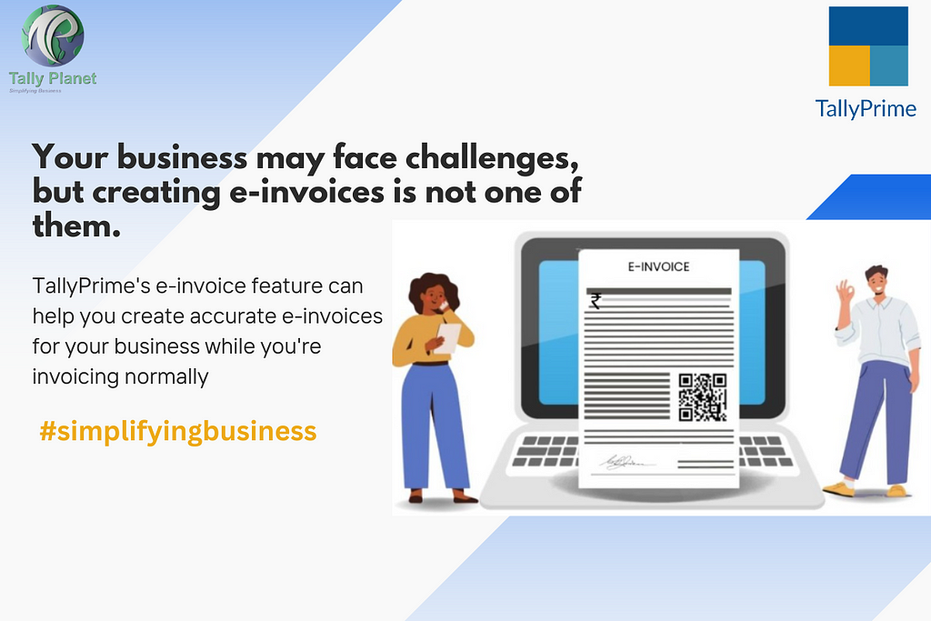 E-Invoicing with TallyPrime