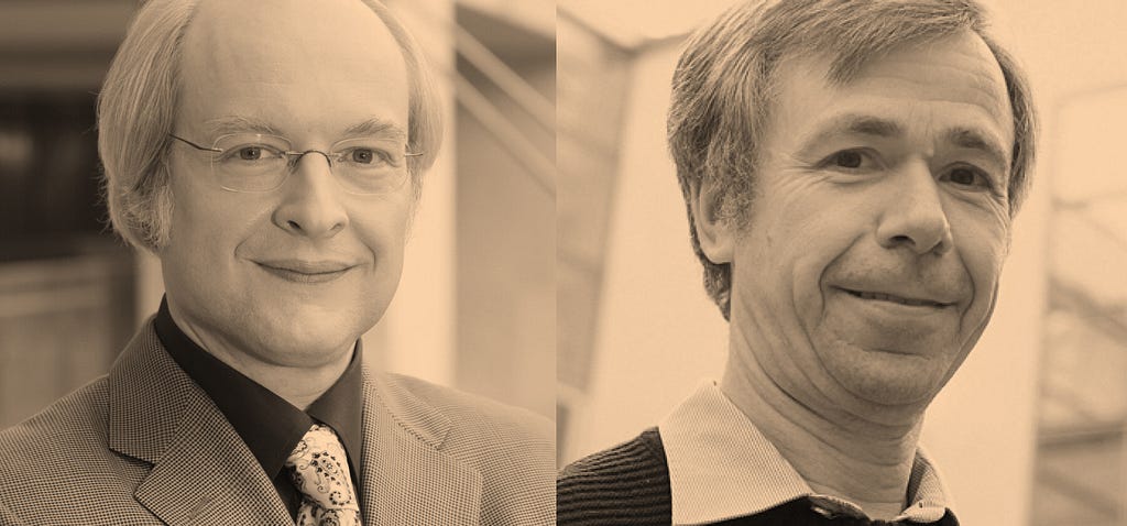 Portraits of Jakob Nielsen and Rolf Molich side by side.
