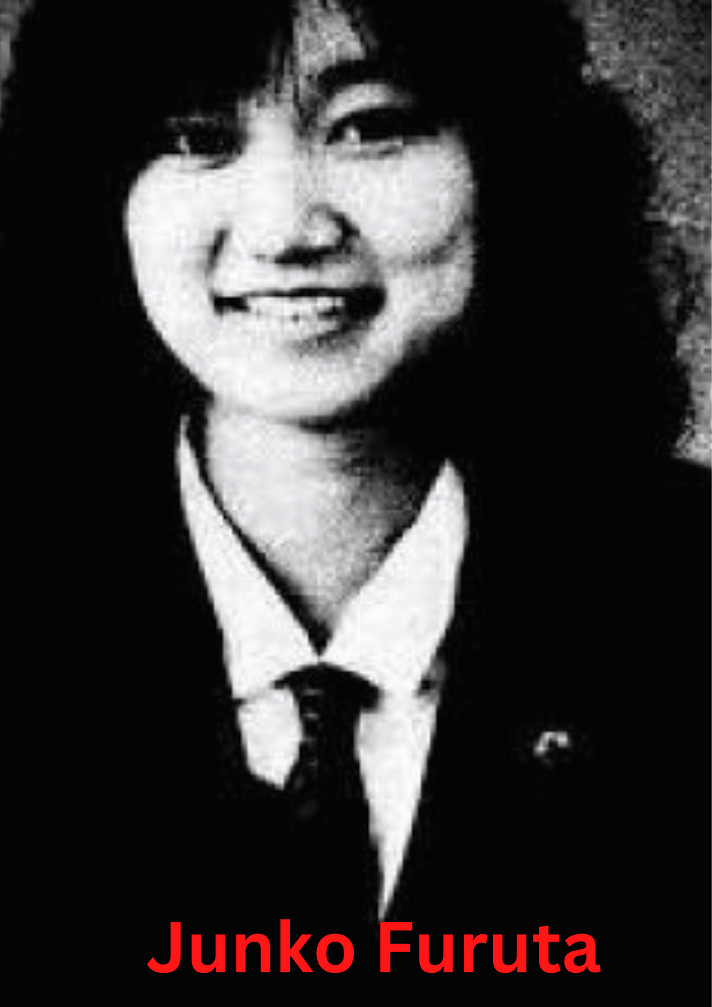 Picture of Junko Furuta. She was badly tortured and sexually assaulted by her classmate called Hiroshi Miyano and his friends also, she got through this heart-wrenching torture in about 44 days that’s why we all know this case by the name of 44 days of hell.