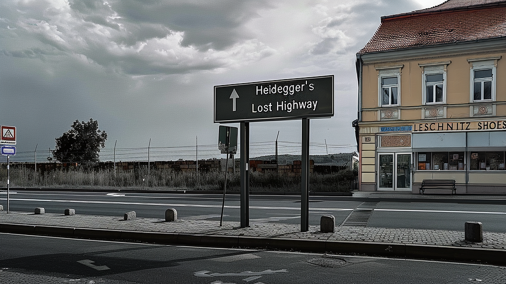 Leschnitz und Lesnica: Ein Spaziergang auf dem Philosophenweg, Heidegger lost highway