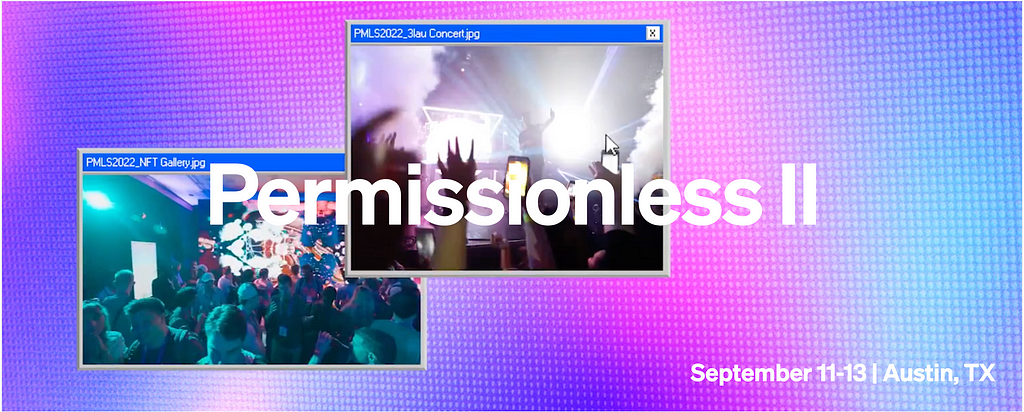 Permissionless II event banner