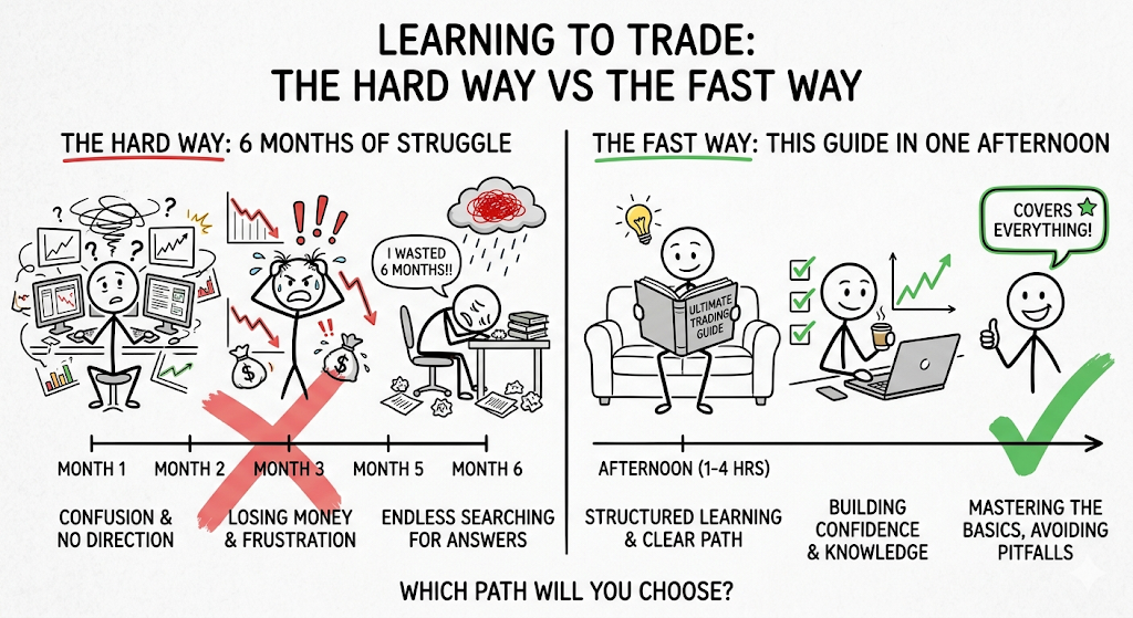 I Wasted 6 Months Learning to Trade the Hard Way. This Guide Covers Everything in an Afternoon.