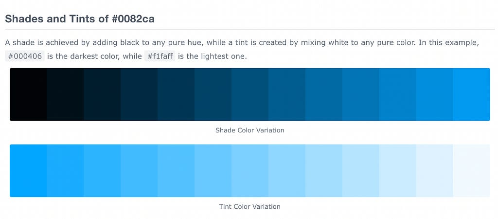 Rectangle blocks of colors combinations.