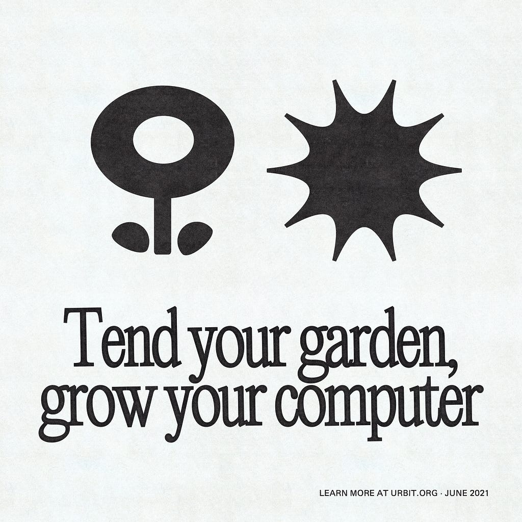 ‘Tend your garden, grow your computer’ with plant and sun. credits to ~natnex-ronret