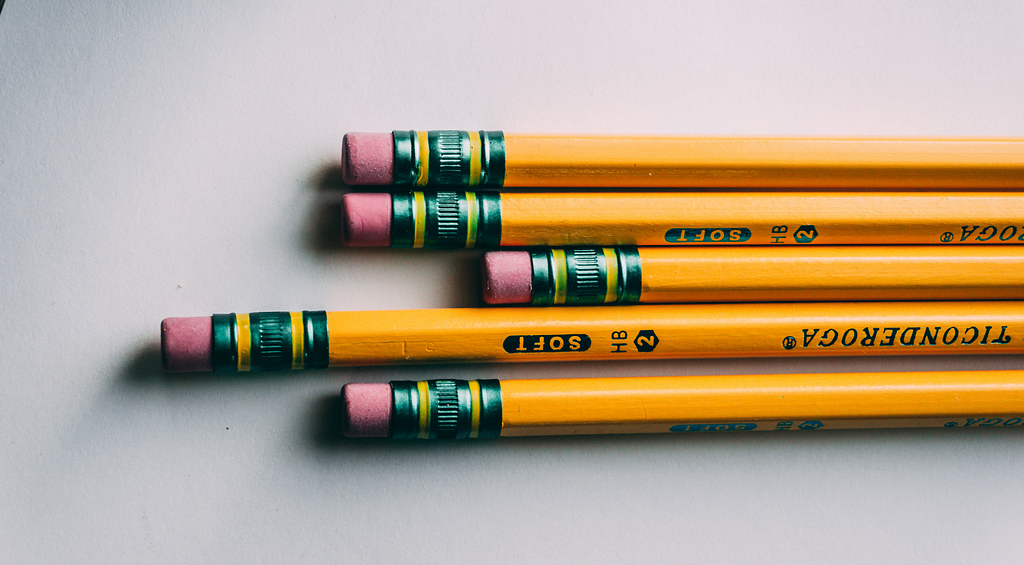 5 Number 2 Yellow Pencils