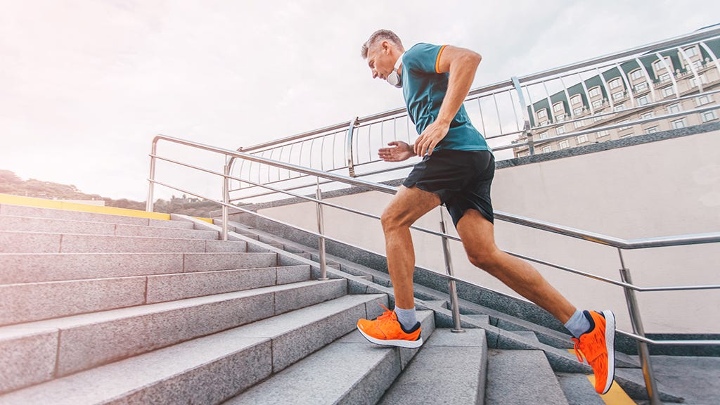 active man, jogging