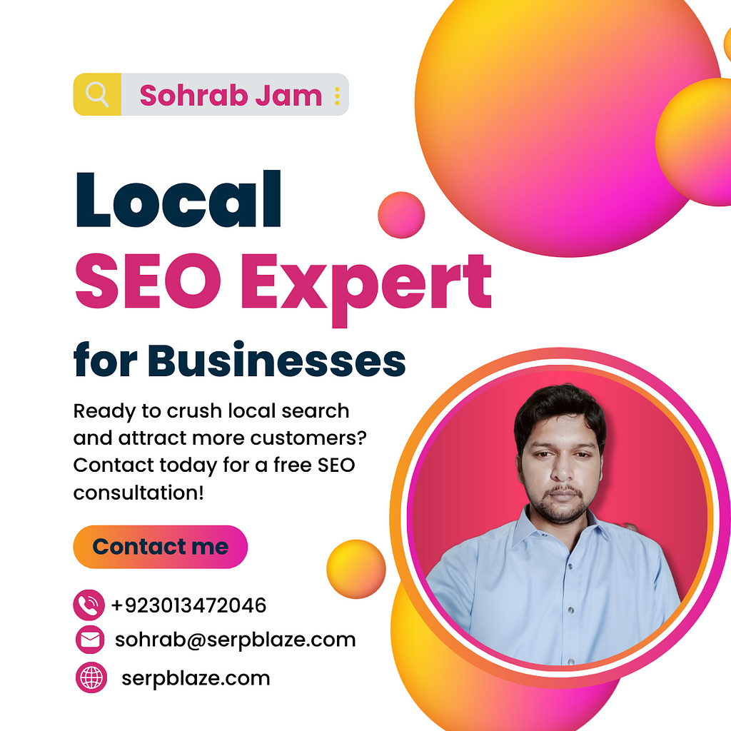 Certified Local SEO Expert for Small Business Growth — Sohrab Jam