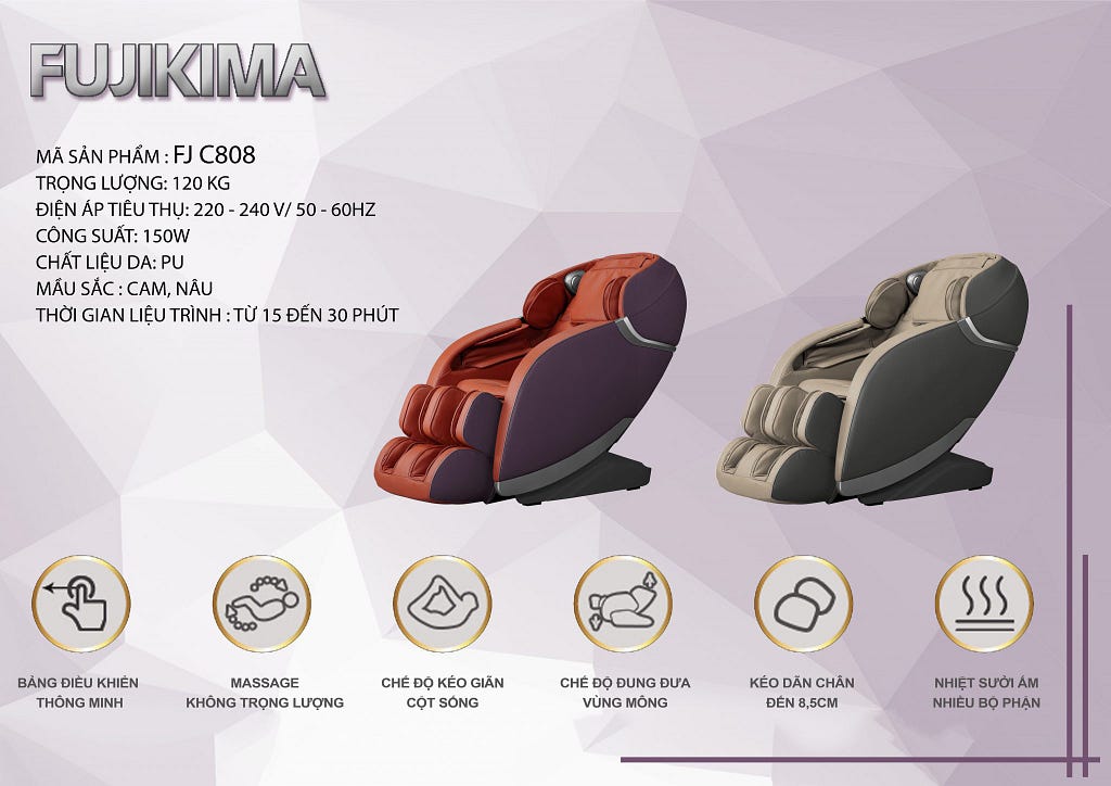 Thanh lý ghế massage Fujikima 606 Max mới 100% — 091.394.4284 giá rẻ nhất thị trường (Fujikima FJ-606Max)