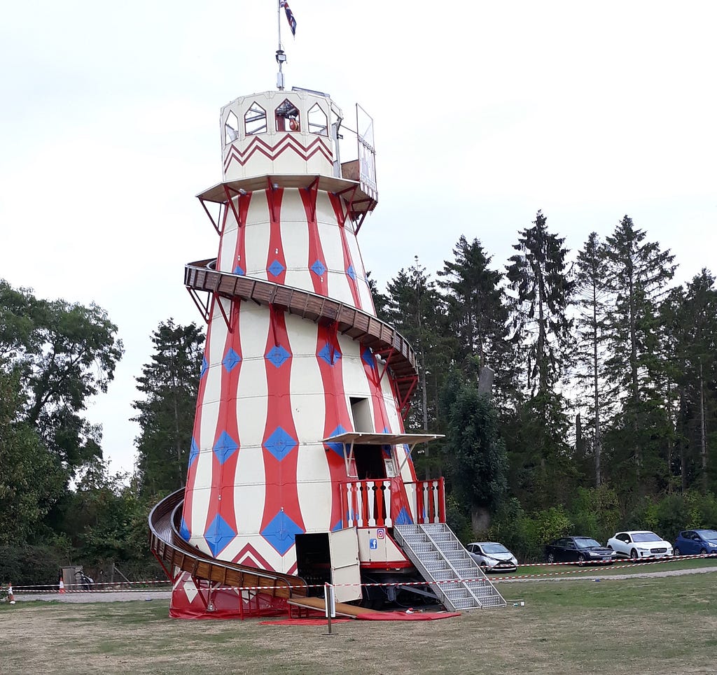 Photograph of a Helter Skelter